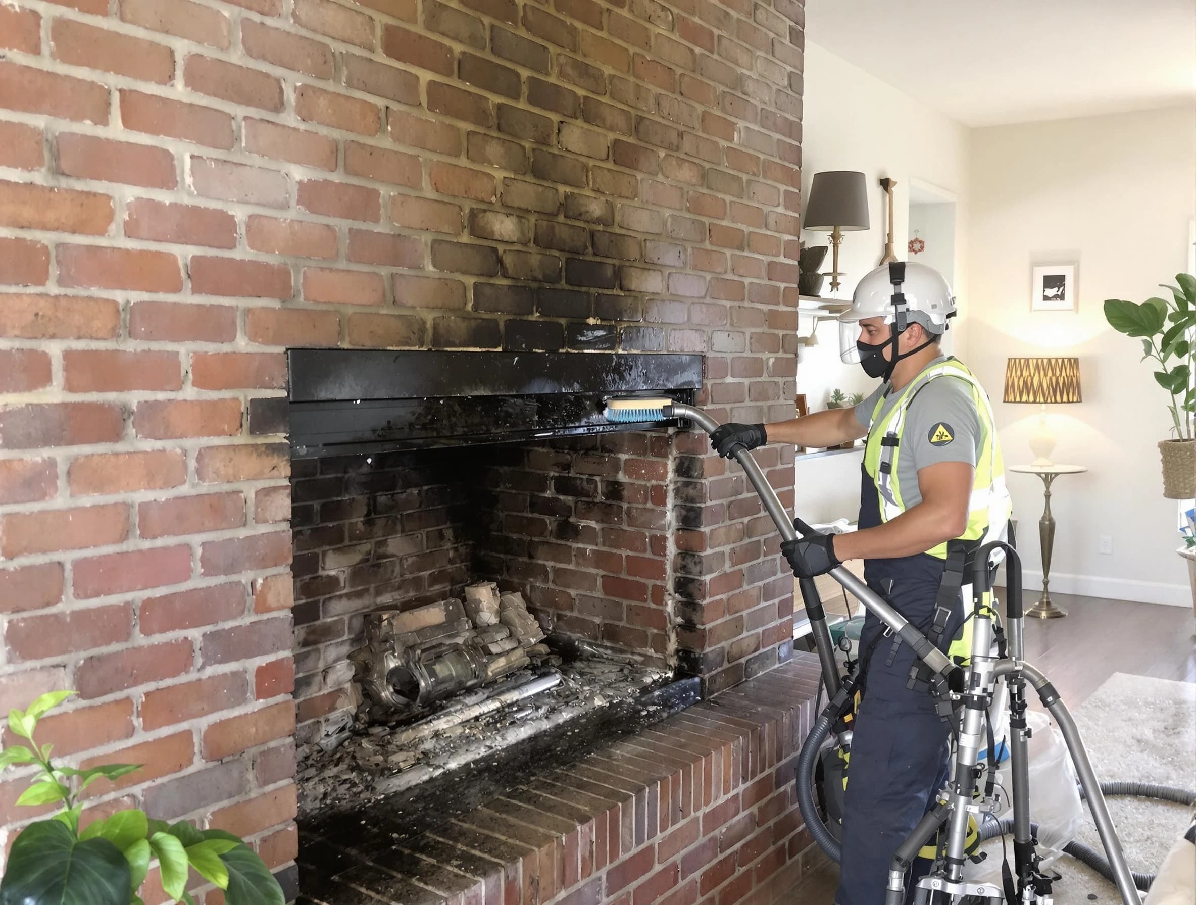 Holly Springs Chimney Sweep providing fireplace cleaning services in Holly Springs, GA