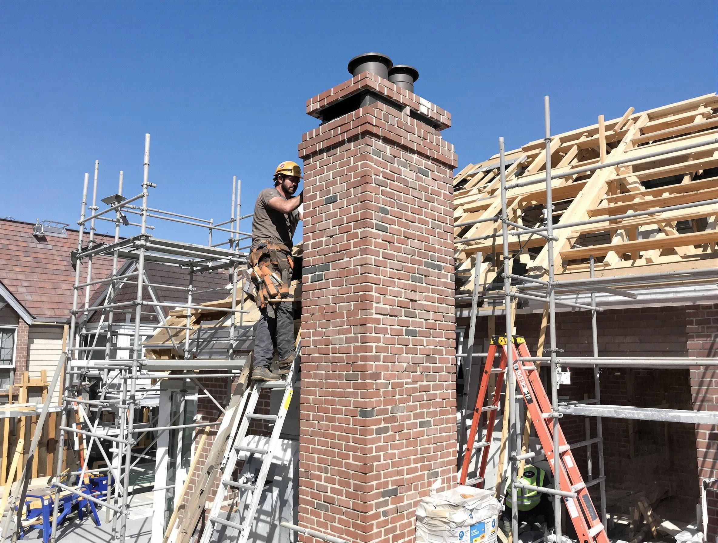 New chimney installation completed by Holly Springs Chimney Sweep in Holly Springs, GA