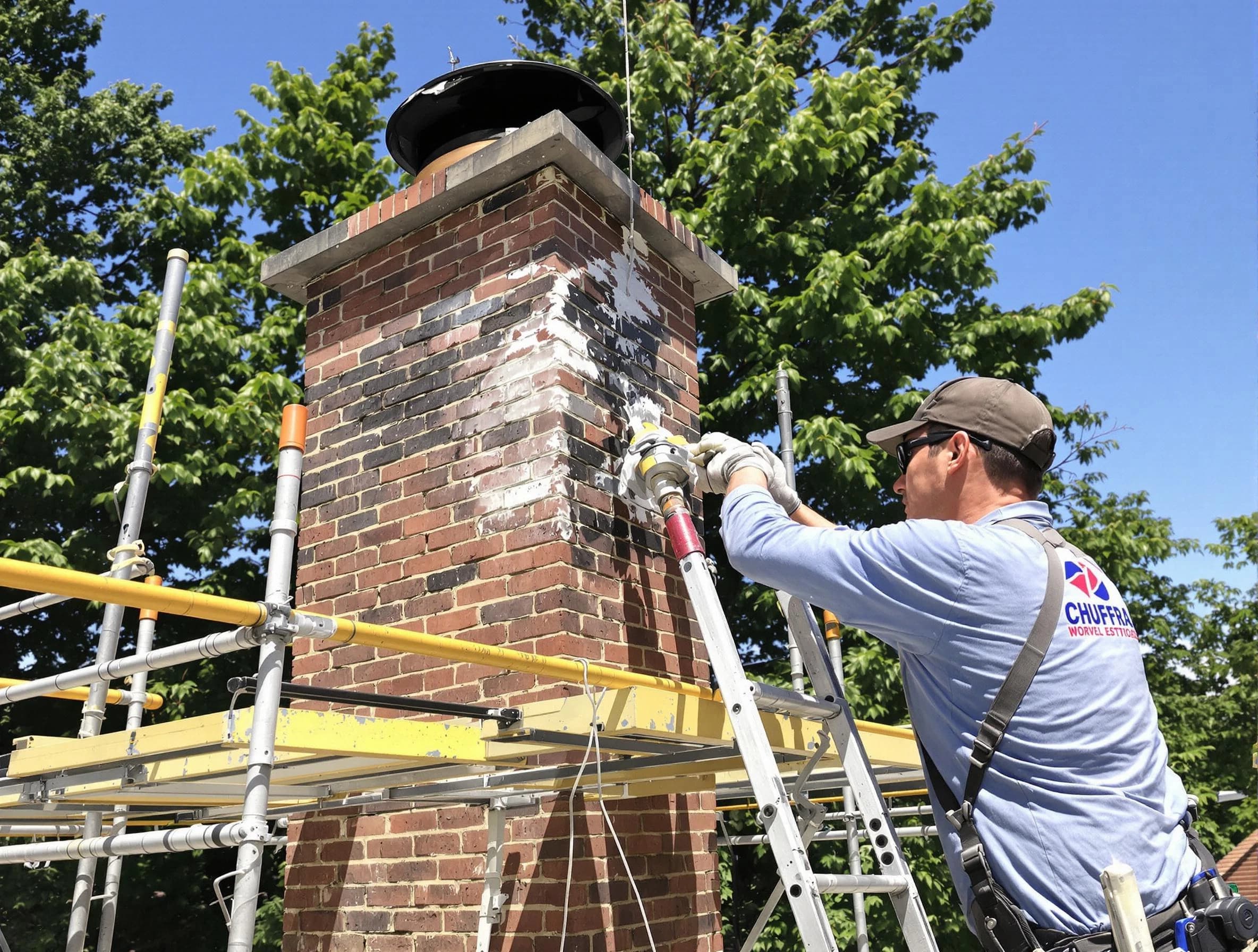 Structural chimney repair by Holly Springs Chimney Sweep in Holly Springs, GA