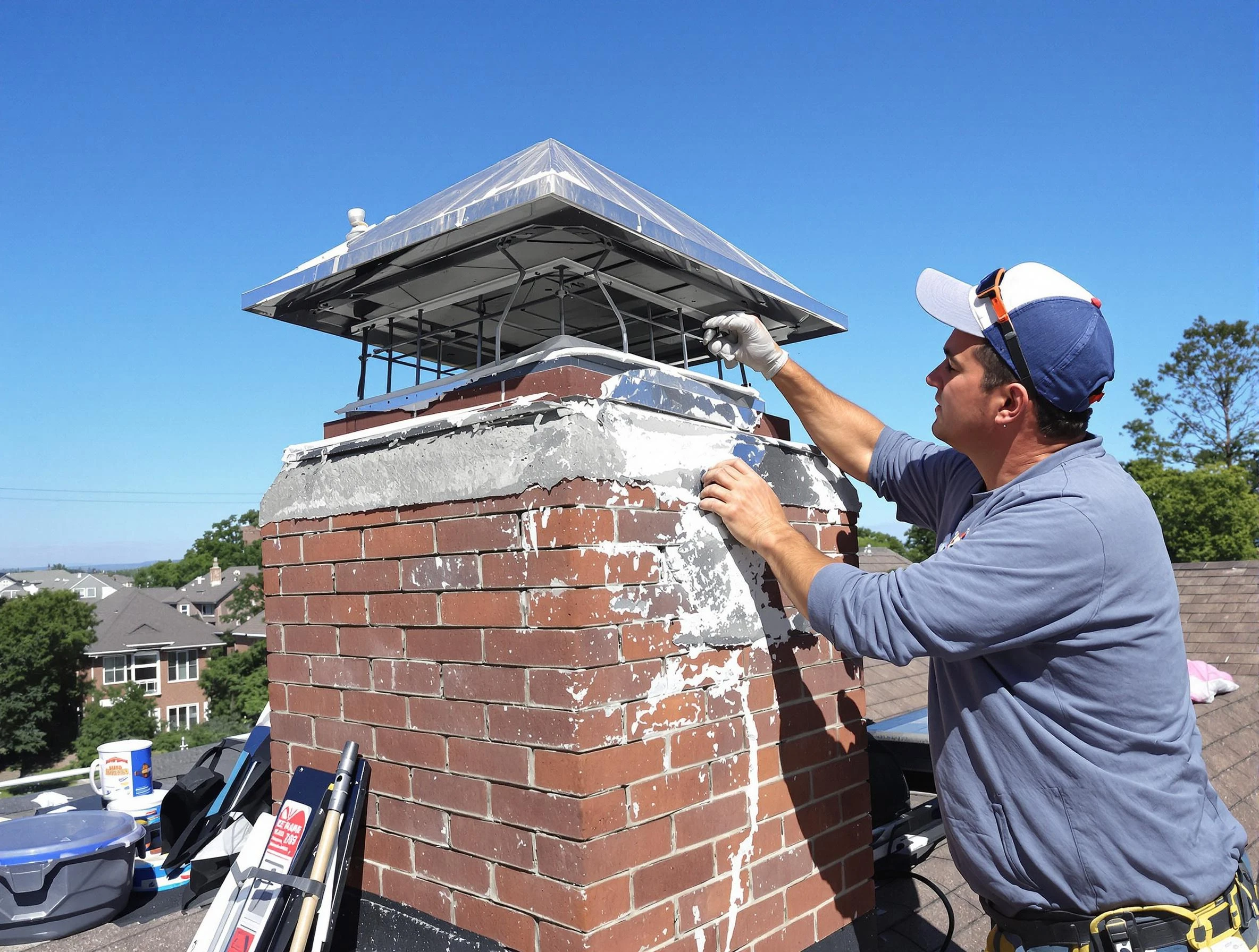 Chimney Crown Services service in Holly Springs, GA