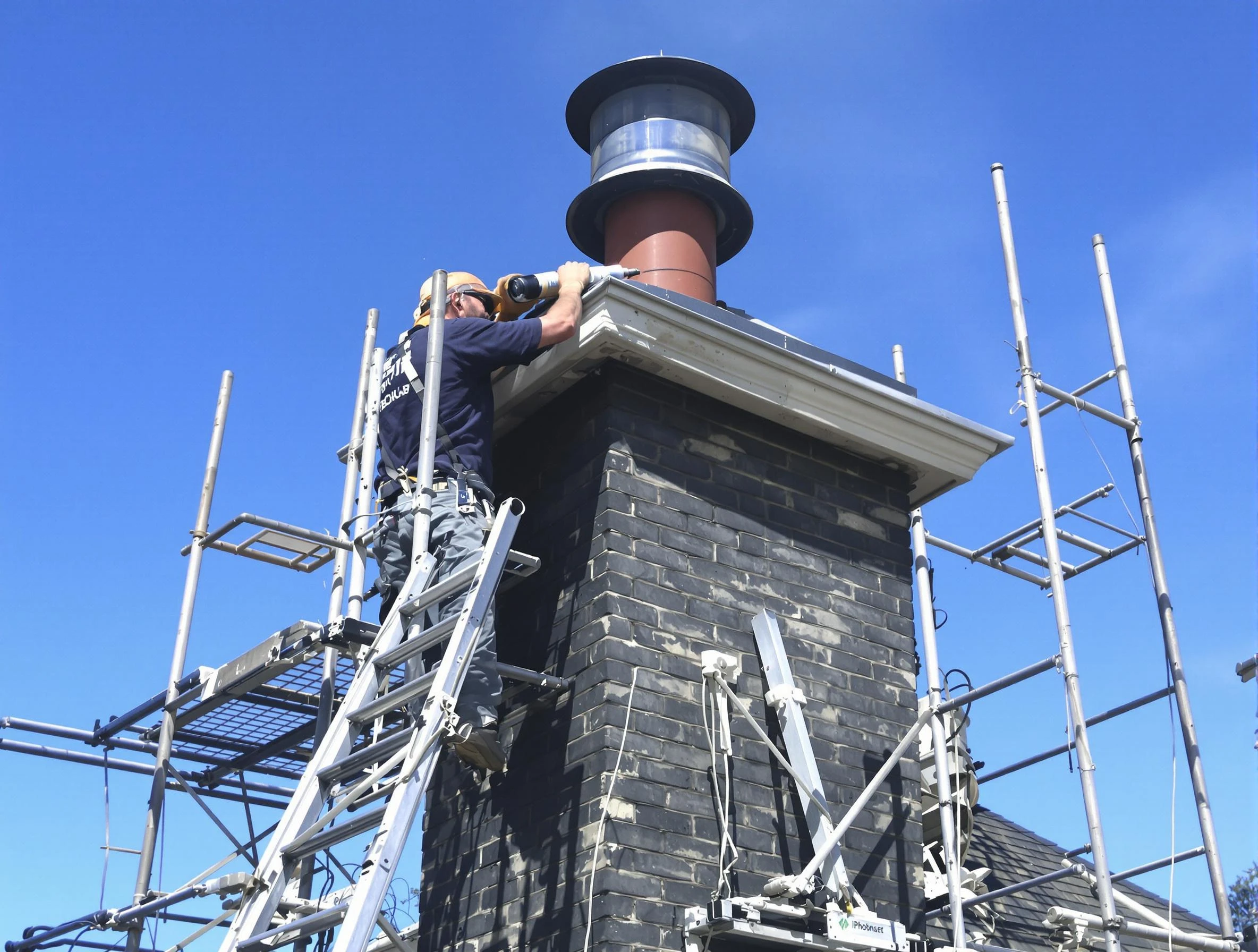 Sturdy chimney crown finished by Holly Springs Chimney Sweep in Holly Springs, GA
